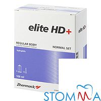 ELITE HD+ Regular Body NORMAL SET (синий) -  А-силикон слеп. материал, 50мл+50мл
